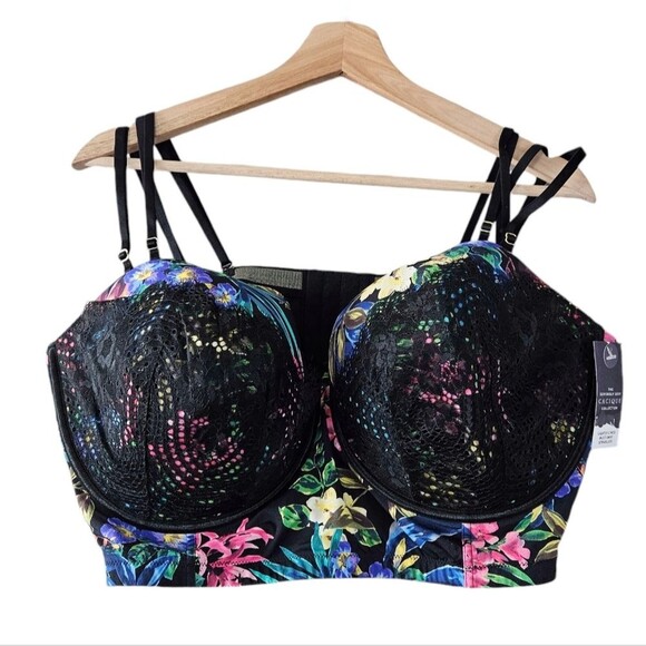 Lane Bryant Cacique Lightly Lined Multi Way Strapless 46DDD NWT - Picture 2 of 7